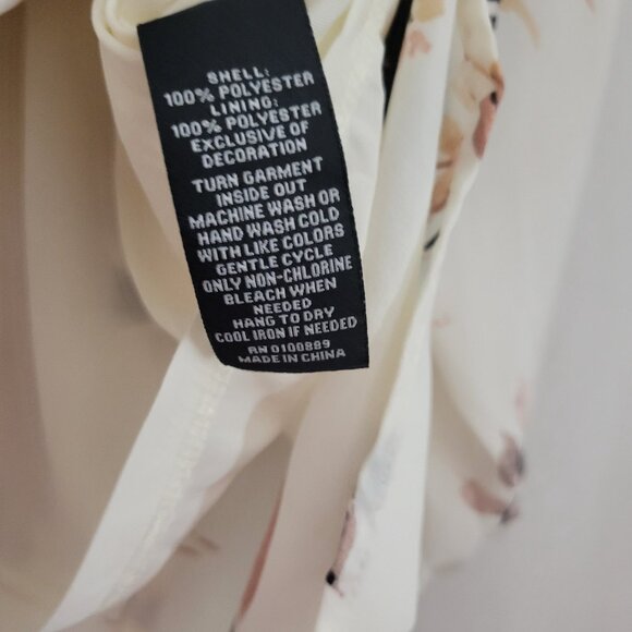 NEW Frazzle Blouse Top BOHO Peasant Flowy Floral Cottagecore balloon slv NWT - Picture 9 of 9